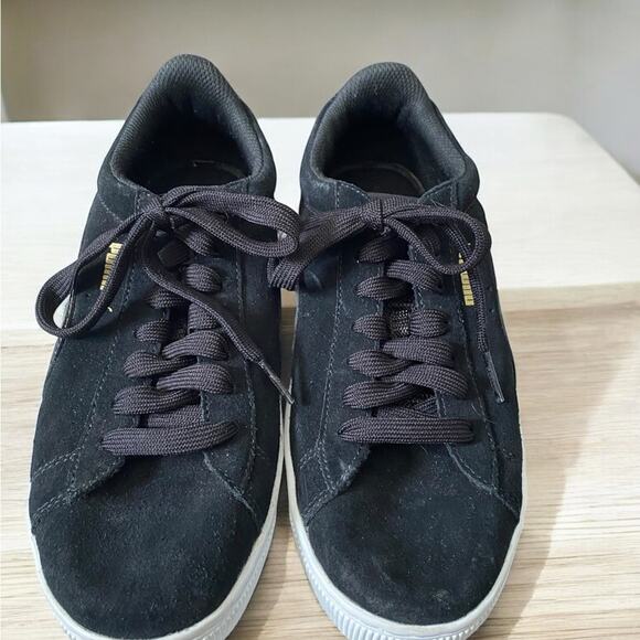 Puma Vicky Soft Foam Suede Sneakers Black Size  8 - Picture 5 of 11